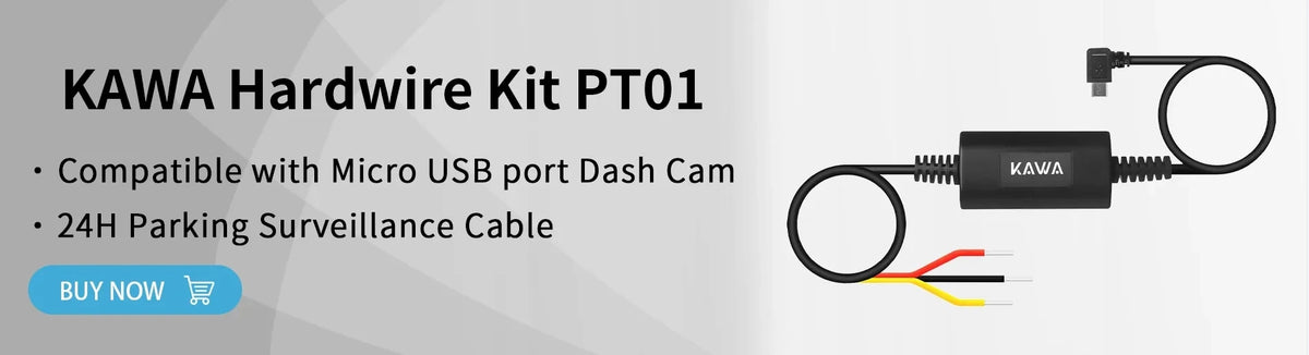 KAWA D5 2K Dash Camera with WiFi and Voice Control