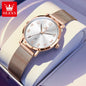 OLEVS 5653 Women's Rose Gold Quartz Watch