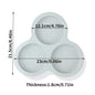 Silicone 3-Cavity Egg Mold for Air Fryer Baking