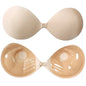 Silicone Push Up Bra for Women Strapless Natural Color