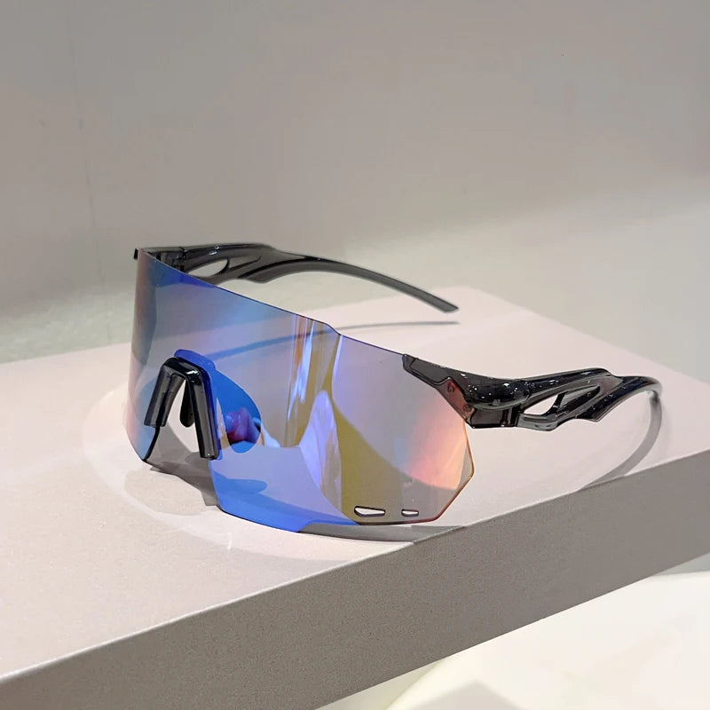 KAMMPT Rimless Oversized Sports Sunglasses