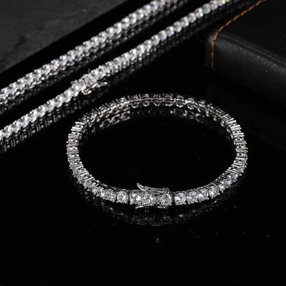 Moissanite Tennis Bracelet in S925 Sterling Silver