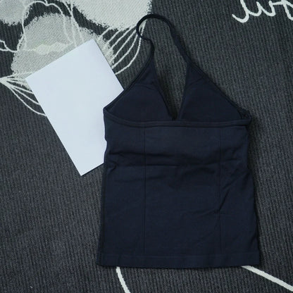 Seamless Lace-Up Bra and Shorts Yoga Set for Women