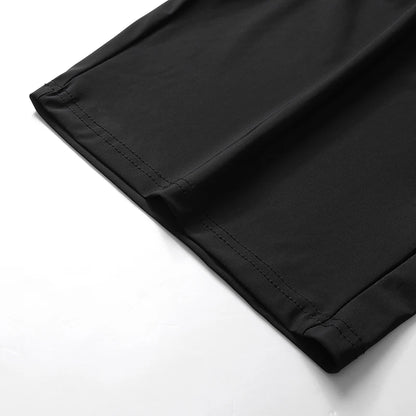 Men's Casual Running Shorts Black Gray Polyester