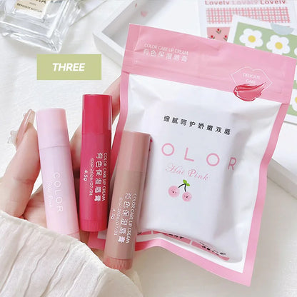HAIPINK Tinted Lip Balm Set – 3 Pieces