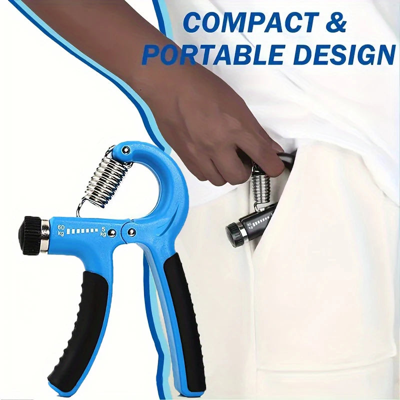 Adjustable Resistance Hand Grip Strengthener for All