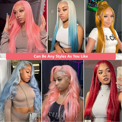 613 Blonde Human Hair Wig 36 Inch Straight Lace Frontal