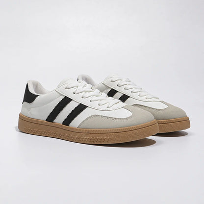 Women Lace-Up Casual Sneakers Breathable Tennis Shoes
