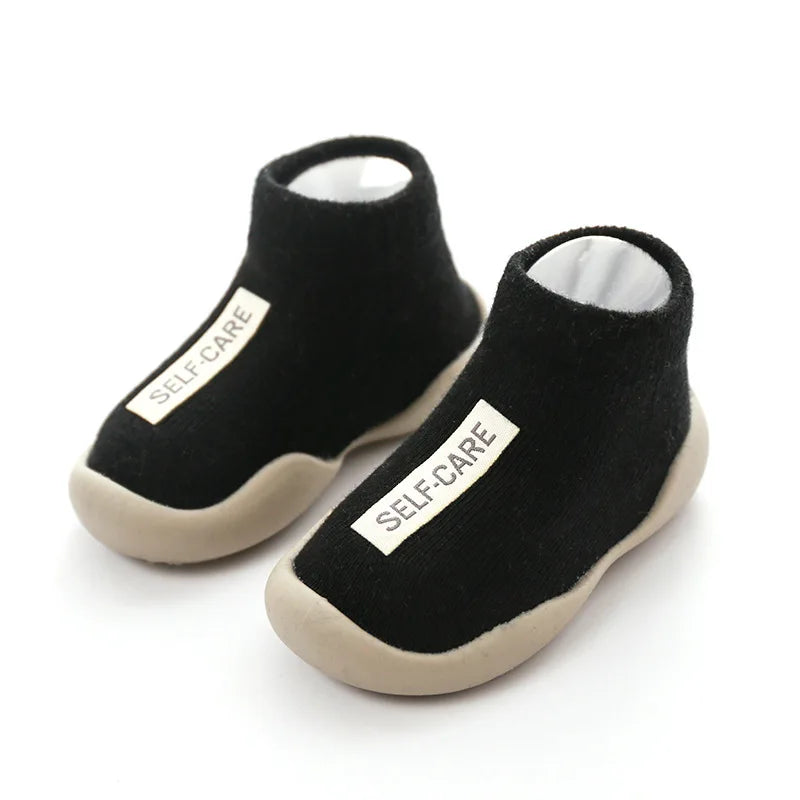 Baby Toddler First Walkers Soft Rubber Shoes