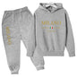 Kids Pullover Hoodie and Pants Tracksuit Set
