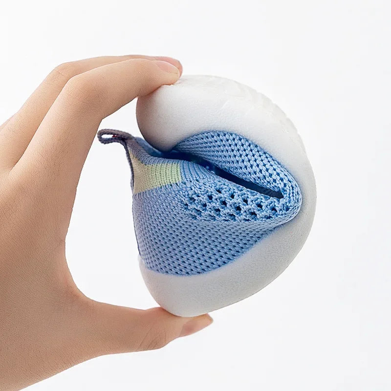 Breathable Mesh Knit Baby Sneakers for Toddlers
