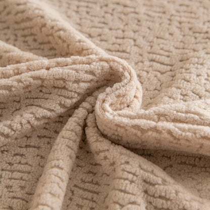 Adjustable Velvet Sofa Cover for L Shape Couch