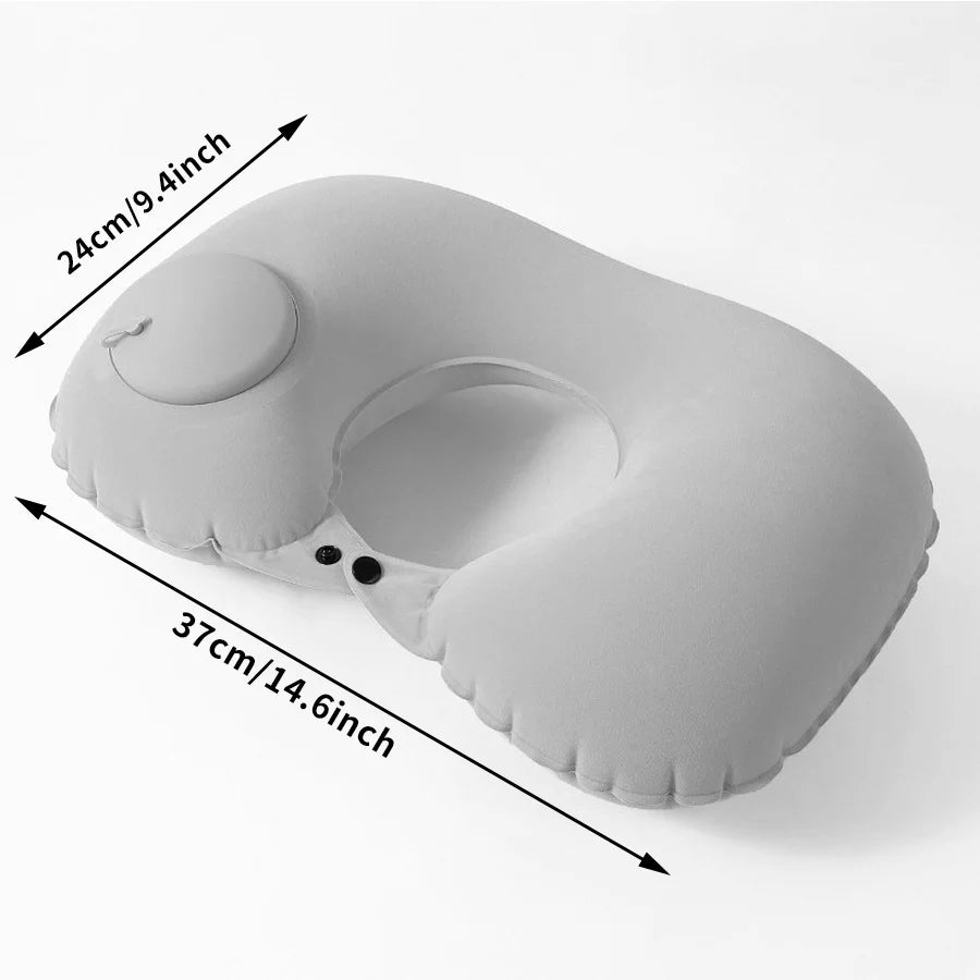 Self-Inflating Portable Travel Neck Pillow