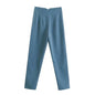 High Waist Pencil Pants for Women in Black and Pink