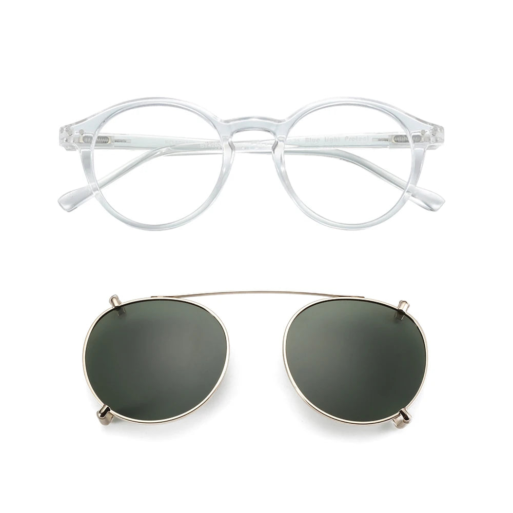 ZENOTTIC Clip-On Polarized Sunglasses for Women