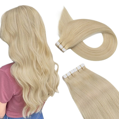 Ugeat Tape In Hair Extensions Brazilian Remy Hair 20P/40P