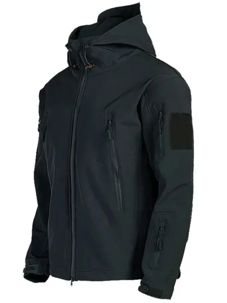 Military Soft Shell Jacket Men Tactical Waterproof