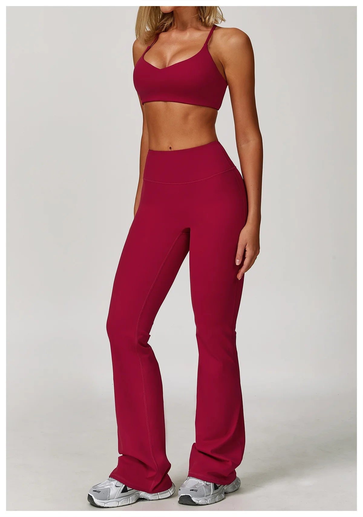 Yoga Suit Sports Set for Women Long Sleeve Athletic Wear