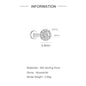 Canner Moissanite Stud Earrings 925 Sterling Silver