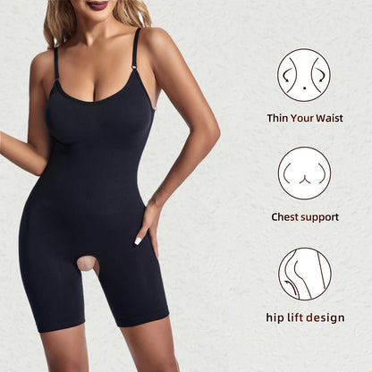 Women Seamless Compression Bodysuit Shapewear