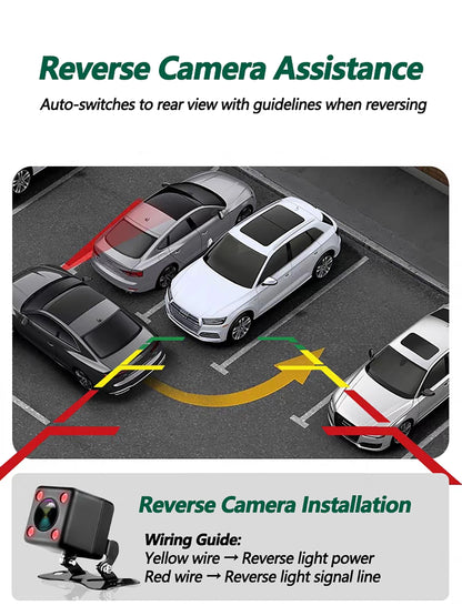 4 Channel WiFi Car DVR Dashcam with 360 Degree Recording