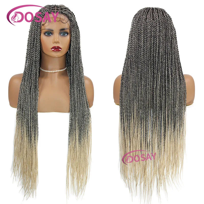 Twist Braided Lace Front Wig Synthetic Full Lace Wig
