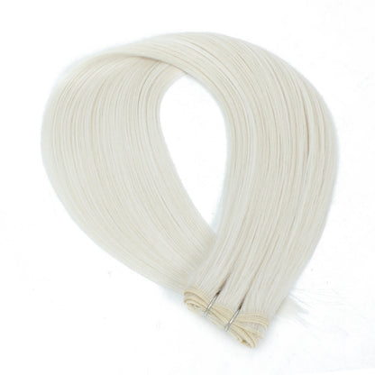 30 Inch Bone Straight Synthetic Hair Bundles Piano Blonde Ombre
