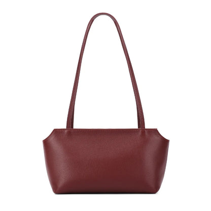 Genuine Cowhide Leather Mini Shoulder Tote Bag