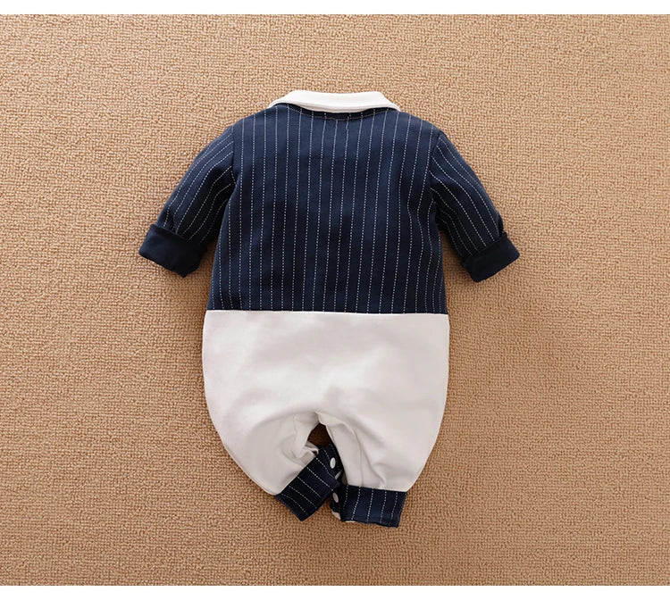 Cotton Long Sleeved Baby Jumpsuit for Boys and Girls