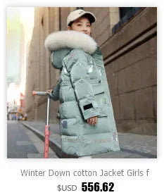 Winter Down Jacket for Boys and Girls Thicken Snowsuit