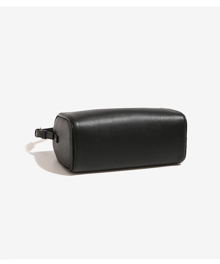 Soft Cowhide Mini Crossbody Bag with Split Leather