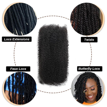 Afro Kinky Human Hair for Dreadlock Extensions