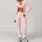 Yoga Suit Sports Set for Women Long Sleeve Athletic Wear
