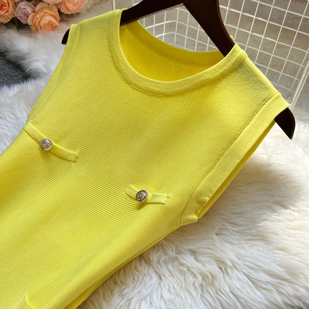 Pleated A-Line Summer Dress for Women