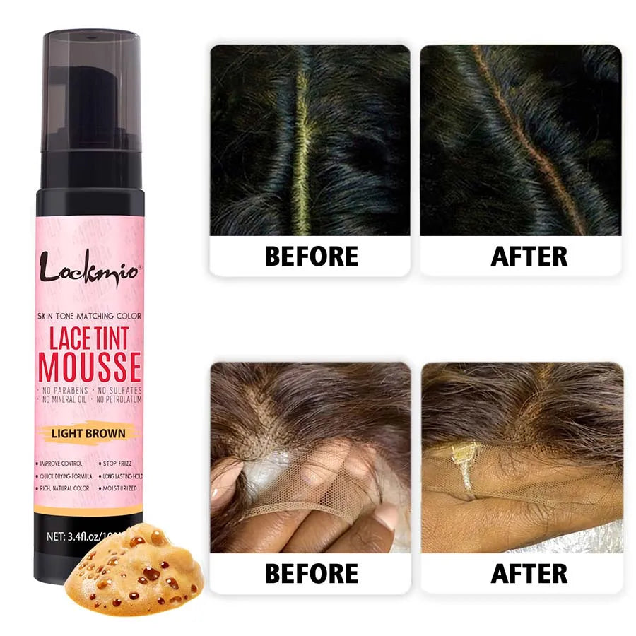 LOCKMIO Natural Lace Tint Spray Foam Mousse 100ML