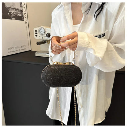 Luxury Sequined Hand-held Dinner Bag for Weddings