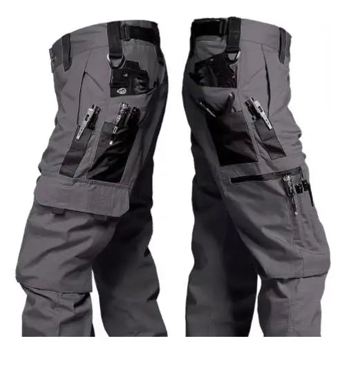 Wear Resistant Multi-pocket Cargo Pants for Men