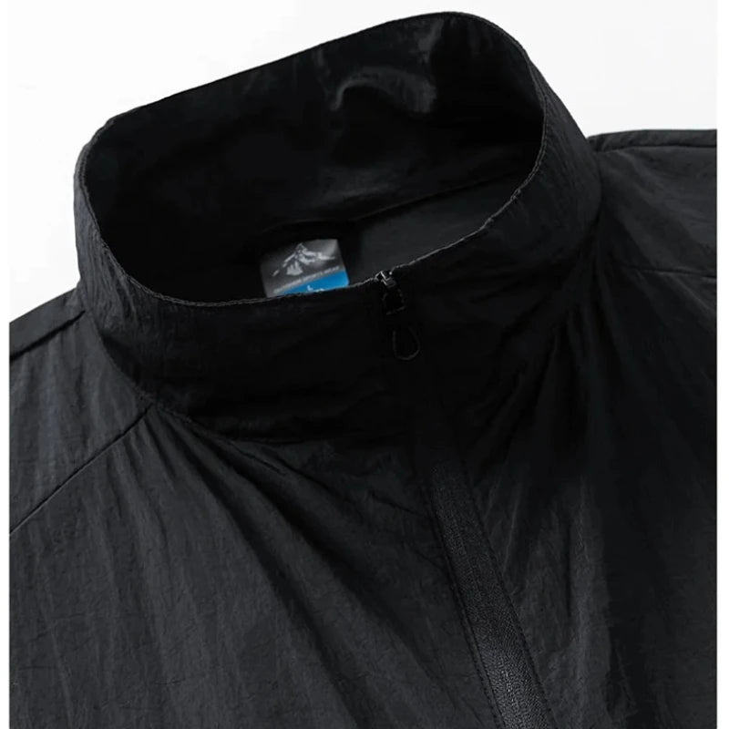 Oversize 7XL 8XL UV Protection Lightweight Jacket Men