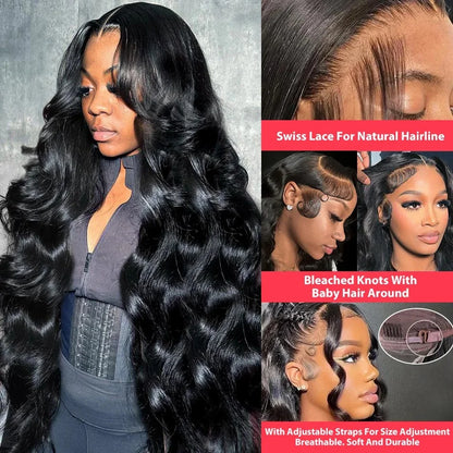Body Wave 13x6 Lace Front Wig Human Hair Brazilian