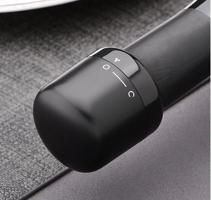 Red Wine Corks Champagne Bottle Stopper Set Black ABS Silicone