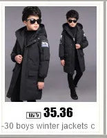 Winter Down Jacket for Boys and Girls Thicken Snowsuit
