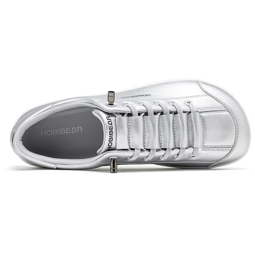HOBIBEAR Unisex Barefoot Wide Toe Sneakers Artificial Leather