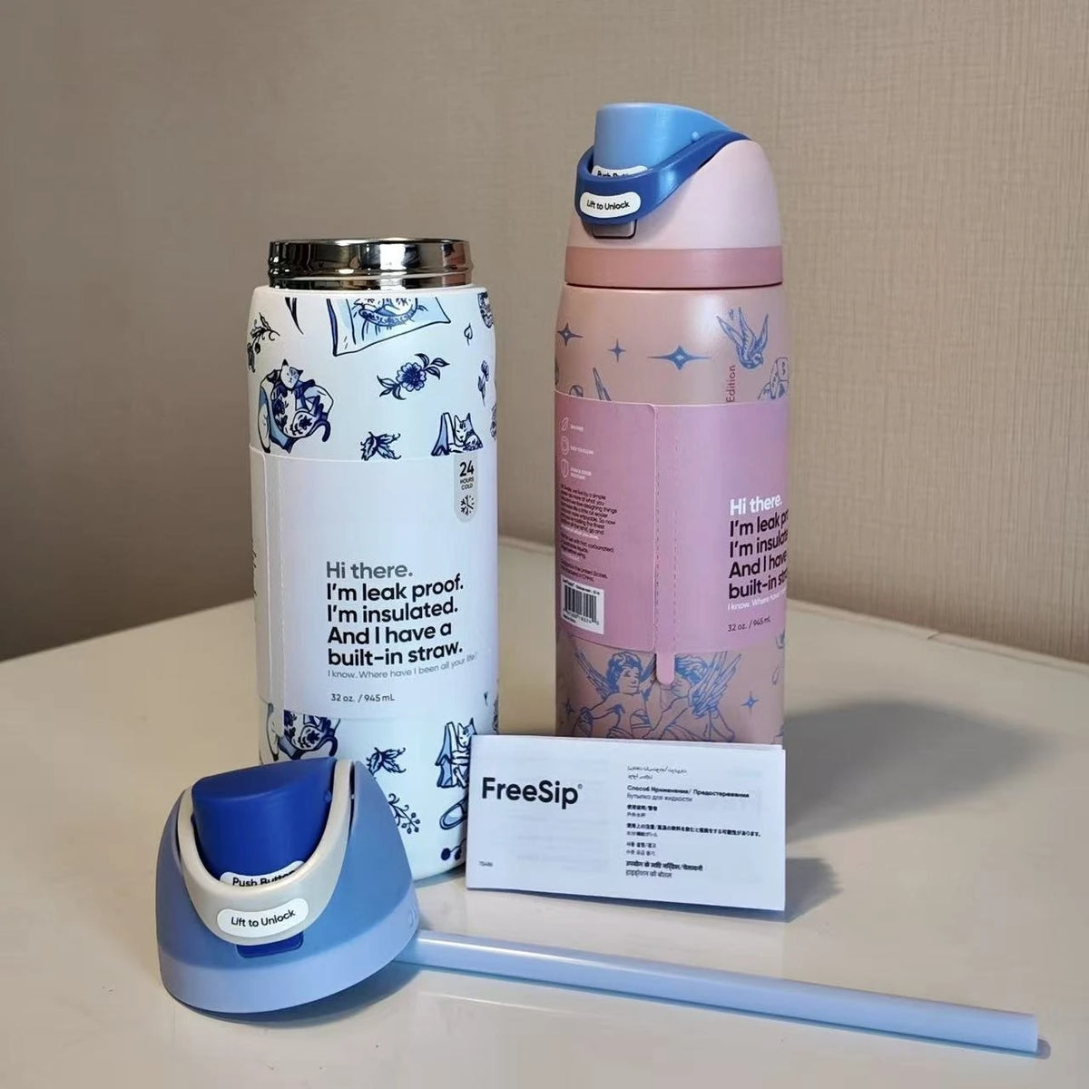 32oz Stainless Steel Vacuum Insulated Water Bottle