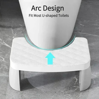 Universal Squatty Potty Toilet Stool - Plastic Waterproof Design