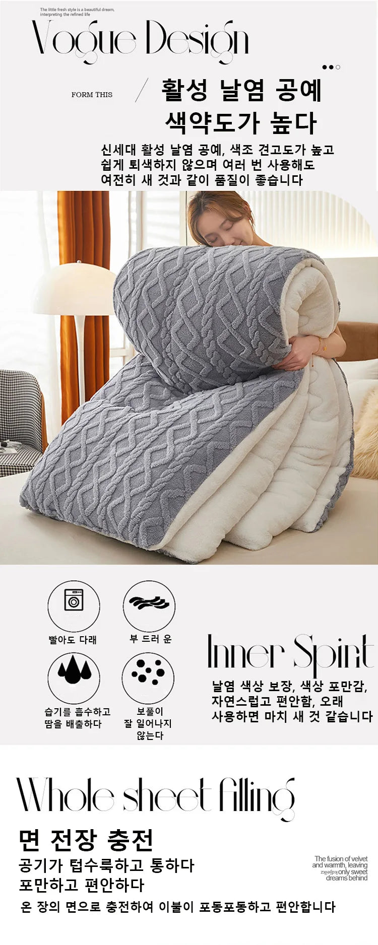 Thick Winter Warm Blanket Artificial Lamb Cashmere