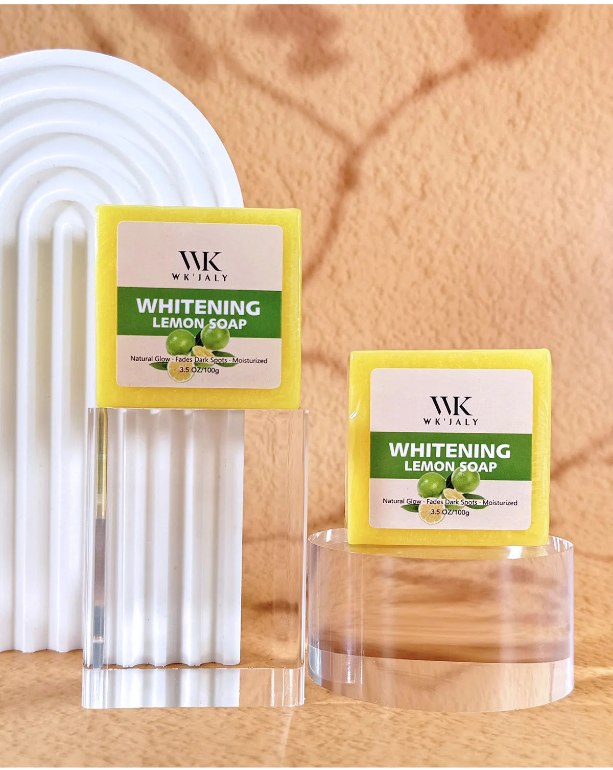WK JALY Whitening Lemon Soap with Glutathione and Shea Butter