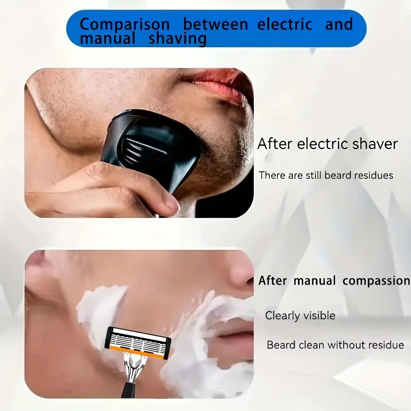 Men's 6-Layer Safety Razor Set
