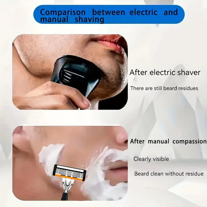 Men's 6-Layer Safety Razor Set