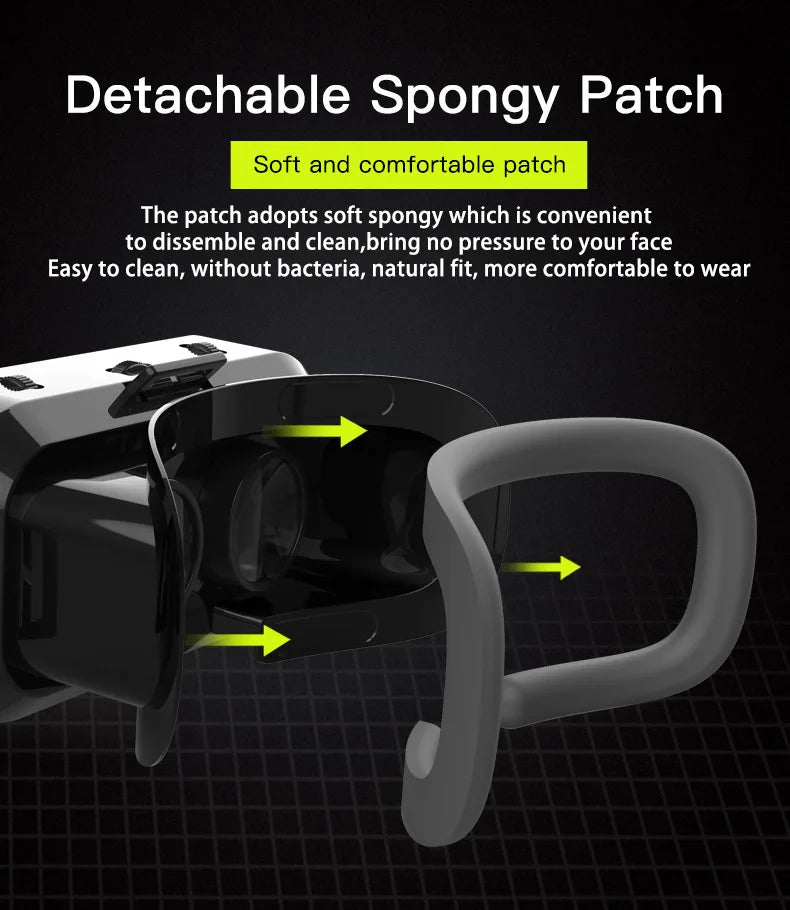 3D Virtual Reality Glasses Headset for Smartphones