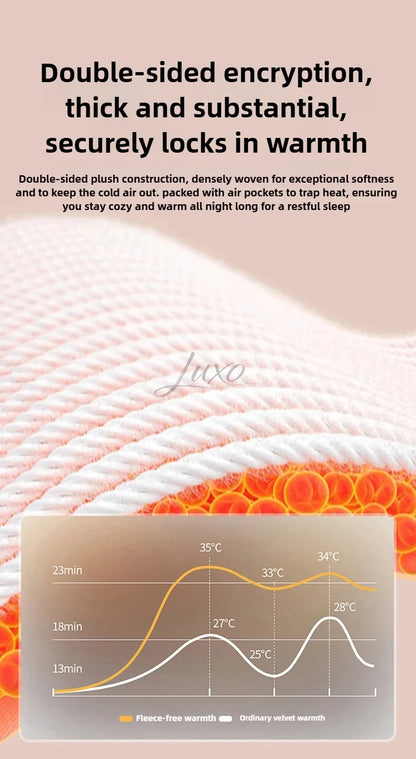 Thickened Striped Flannel Multifunctional Blanket